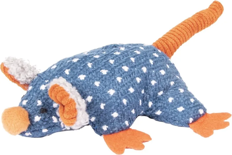 Floera - Speelgoed Katten - Ps Floera Muis M 18cm - 1st - 130622 - 1st by Flamingo in Blue – product photo