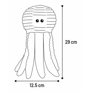 Flufa Octopus Hondenspeeltje van Flamingo – productfoto 3 van 3