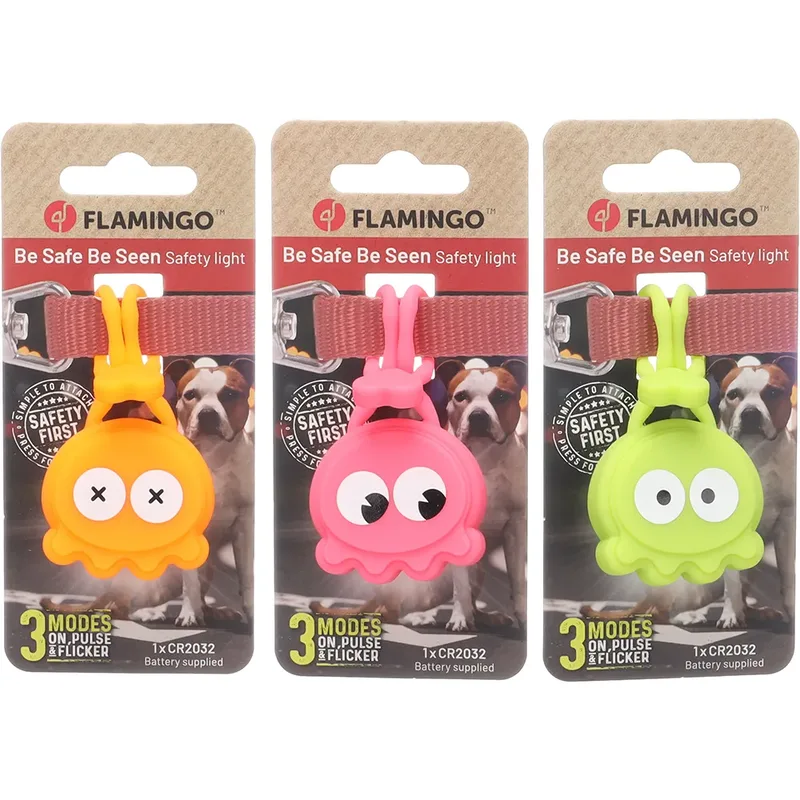 Fozy Safety Light Led-halsband Voor Honden Geassorteerd by Flamingo – product photo 4 of 6