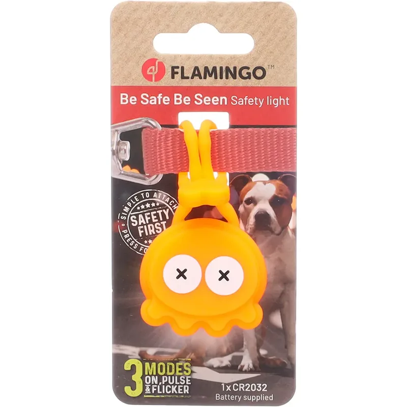 Fozy Safety Light Led-halsband Voor Honden Geassorteerd by Flamingo – product photo 5 of 6