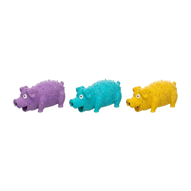 Freckles Pig Hondenspeeltje Geassorteerd de Flamingo – photo produit