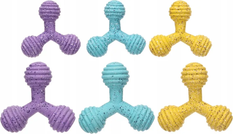 Freckles Statief Hondenspeeltje - Latex met Pieper - Maat S by Flamingo in Blue – product photo