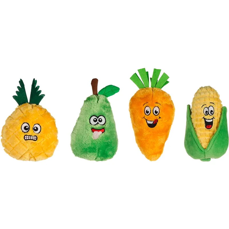 Frugo Fruits Vegetable Hondenspeeltje Geassorteerd de Flamingo – photo produit