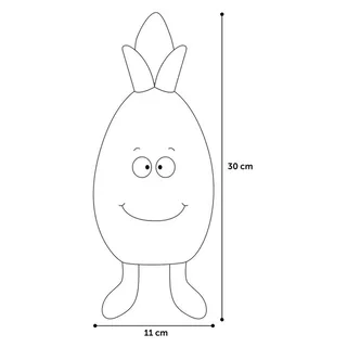 Fruity - Speelgoed Honden - Hs Fruity Ananas 30 Cm - 1st - 130609 - 1st von Flamingo in Gelb – Produktfoto 2 von 2