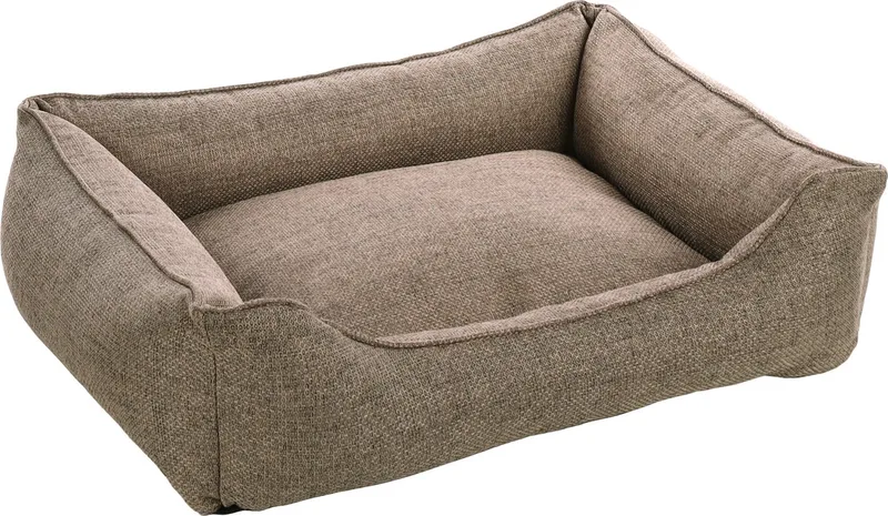 Gini - Mand Honden - Mand Gini Rechthoekig+rits 80x67x22cm - 1st - 137532 - 1st de Flamingo en Taupe – photo produit