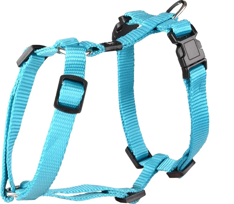 H-Harness Ziggi - Turqoise - 25-40cm - 10mm by Flamingo in Blue – product photo
