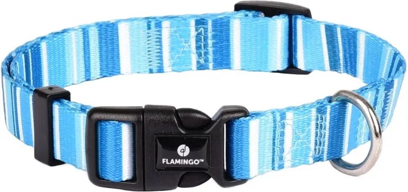 Halsband Alfry 40 - 55 cm x 20 mm by Flamingo in Blue – product photo