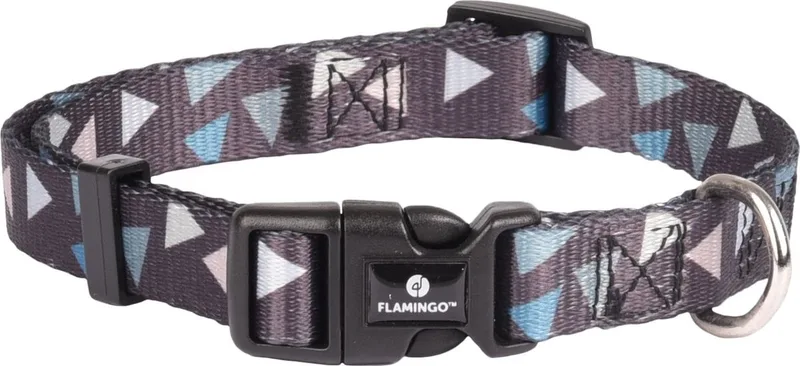 Halsband - Brisa 40 - 55 cm x 20 mm - Bruin de Flamingo en Bleu – photo produit