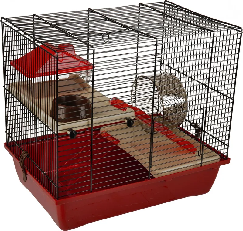 Hamsterkooi Enzo 2 - 41,5 x 28,5 x 38 cm de Flamingo en Rouge – photo produit