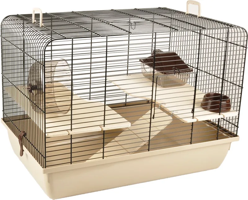 Hamsterkooi Milo - 58 x 38 x 42.5 cm by Flamingo in Beige – product photo