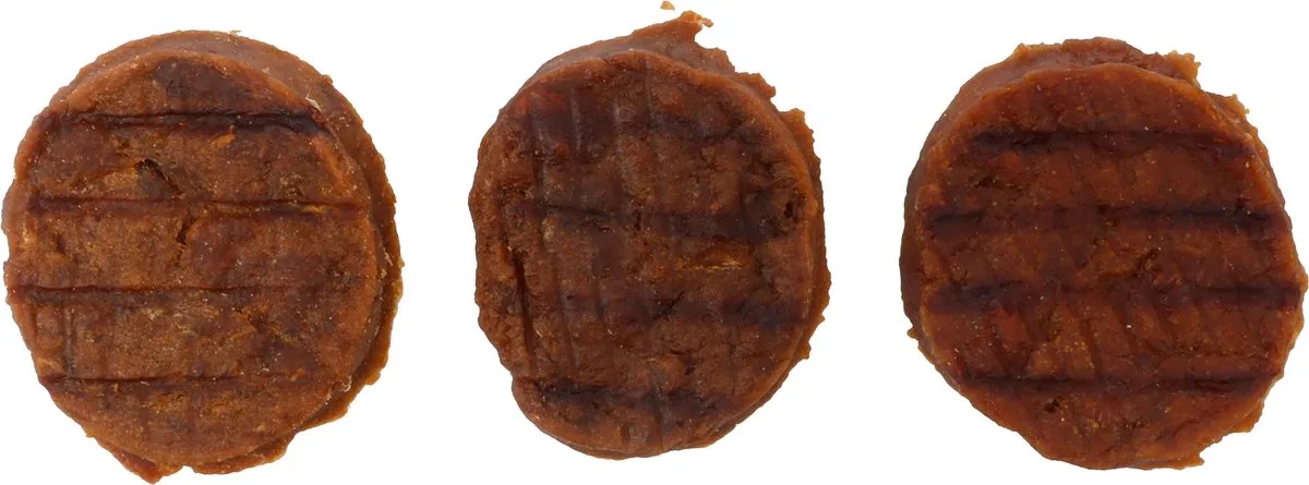 Hapki Bbq Burger Mit Entenwurst-snack 85g von Flamingo – Produktfoto