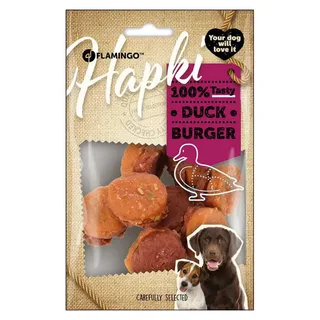 Hapki-eend Hamburger Hond Snack 85g de Flamingo – photo produit 3 sur 3