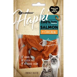 Hapki Fish Katten Snack Met Zalm En Kip 50g fra Flamingo – produktbillede 1 af 2