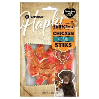 Hapki Kip-en Krab-snack Voor Honden 85g van Flamingo – productfoto 2 van 2