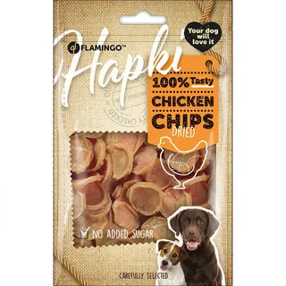 Hapki Kipchips Gedroogde Hondensnack 85g de Flamingo – photo produit 1 sur 2