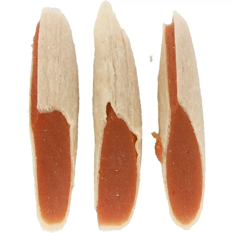 Hapki Penne Pasta Met Eenden-en Vispaté Hondensnack 85g by Flamingo – product photo