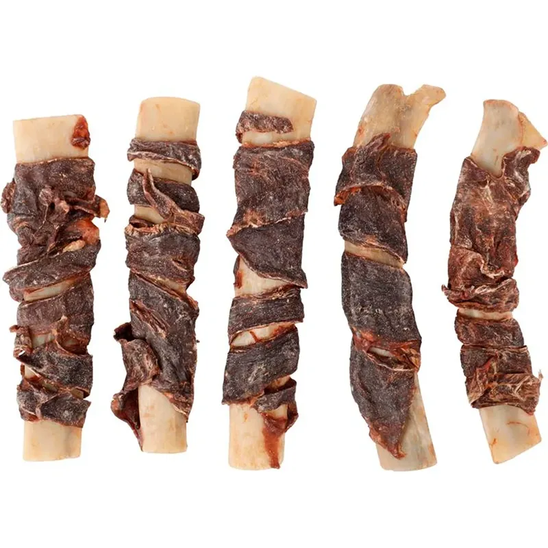 Snack Pour Chien Hapki Rib Avec Cœur De Yak 100g de Flamingo – photo produit