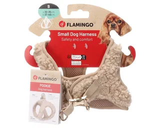 Harnas Step&Go Pookie - S: 30-35 cm x 37-40 cm x 5 mm by Flamingo in Beige – product photo 2 of 2