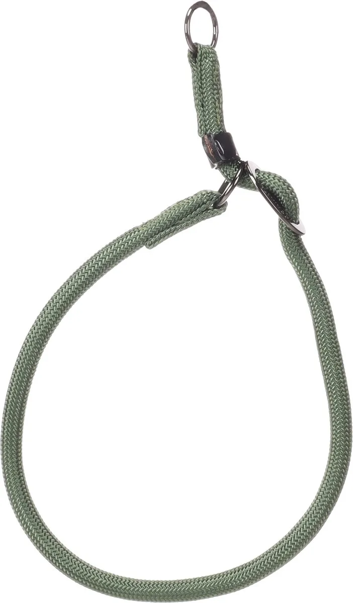Hond Anti-trek halsband Aiden M 50cm 10mm de Flamingo en Kaki – photo produit