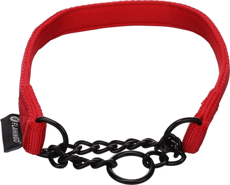 Hond Anti-trek halsband Trero Rood S 34-45cm 15mm fra Flamingo – produktbillede