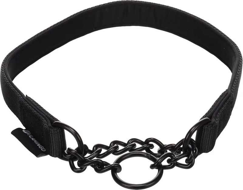 Hond Anti-trek halsband Trero Zwart L 44-55cm 20mm de Flamingo – photo produit