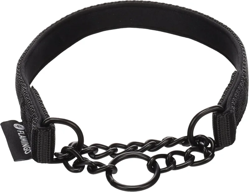 Hond Anti-trek halsband Trero Zwart S 34-45cm 15mm von Flamingo – Produktfoto