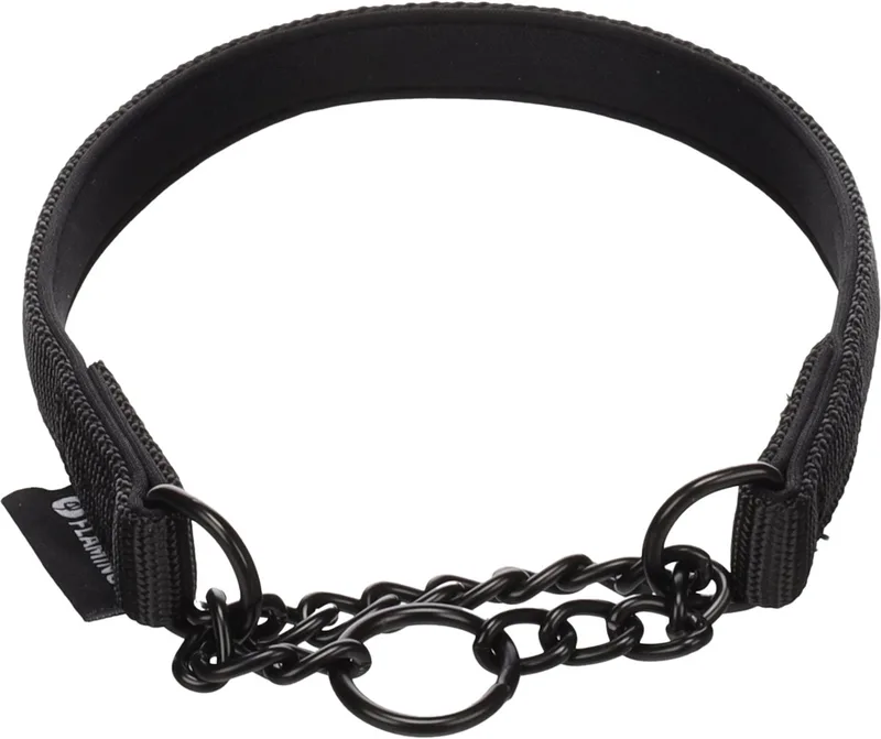 Hond Anti-trek halsband Trero Zwart XS 32-40cm 15mm de Flamingo – photo produit