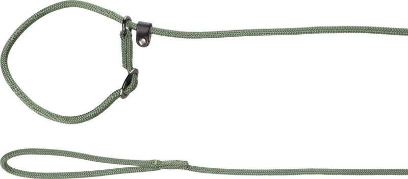 Hond Anti-trek looplijn Aiden Kaki 1,3m 6mm by Flamingo – product photo