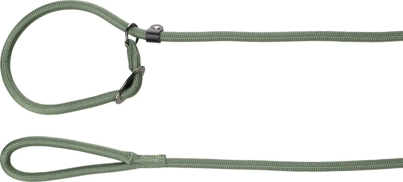 Hond Anti-trek looplijn Aiden Kaki 1,7m 12mm by Flamingo in Dark grey – product photo