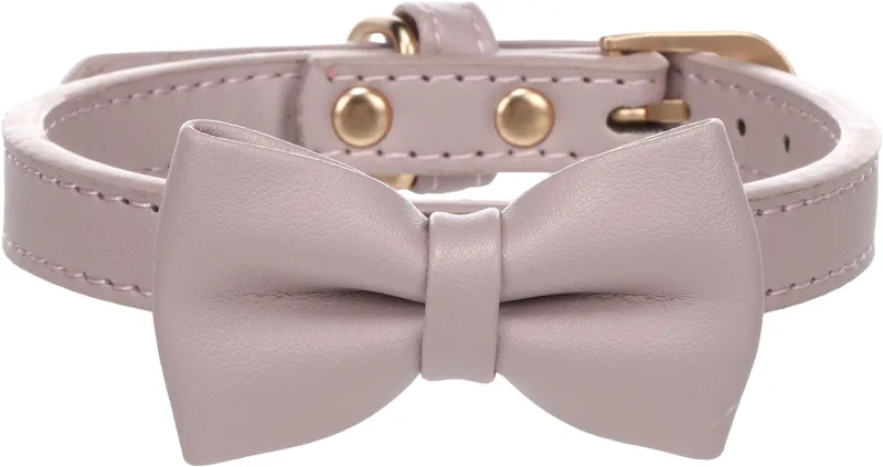 Hond Halsband met strik Nela Violet S 29-35cm 15mm by Flamingo – product photo