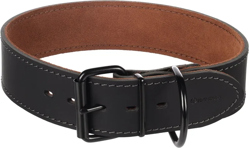 Hond Halsband Montana Zwart XXXL 58-68cm 50mm von Flamingo – Produktfoto
