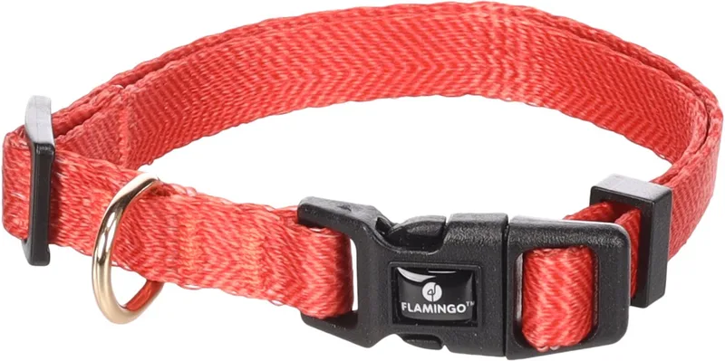 Hond Halsband Noekie Oranje XS 20-35cm 10mm von Flamingo – Produktfoto