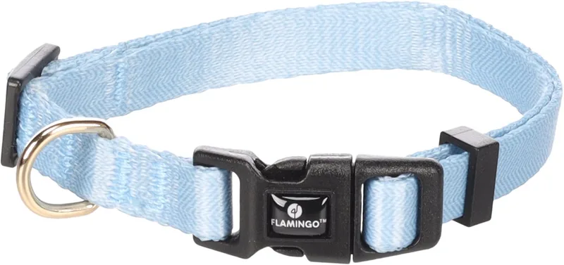 Hond Halsband Noekie XS 20-35cm 10mm von Flamingo in Blau – Produktfoto