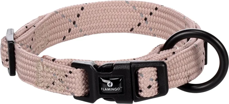 Hond Halsband Puppy Dolly Taupe XS 20-35cm 10mm by Flamingo – product photo