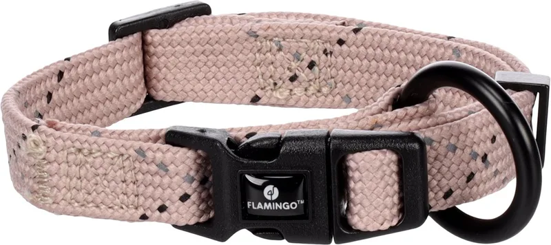 Hond Halsband Puppy Dolly XXS 15-25cm 10mm fra Flamingo i Taupe – produktbillede