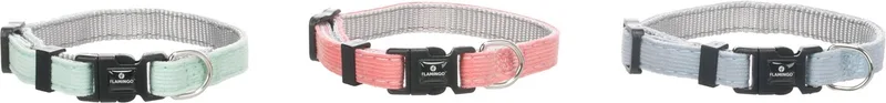 Hond Halsband Puppy Elfi XXS 15-25cm 10mm van Flamingo in Meerkleurig – productfoto