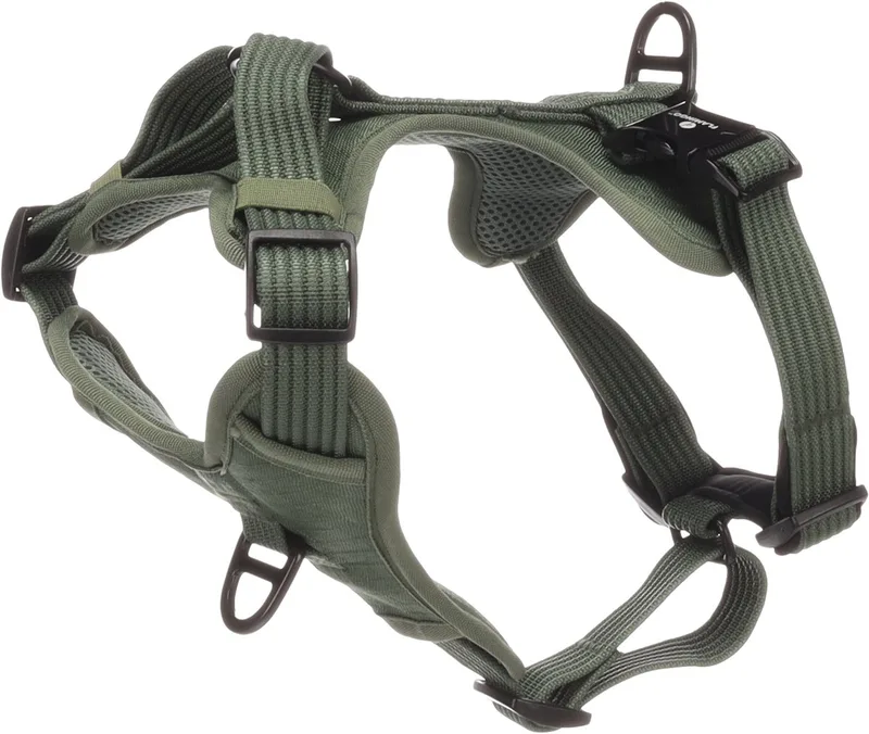 Hond Harnas Cami M 38-61cm 45-70cm 25mm by Flamingo in Green – product photo