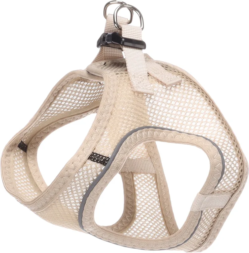 Hond Harnas Step&Go Bento M 30-35cm 41-44cm by Flamingo in Beige – product photo