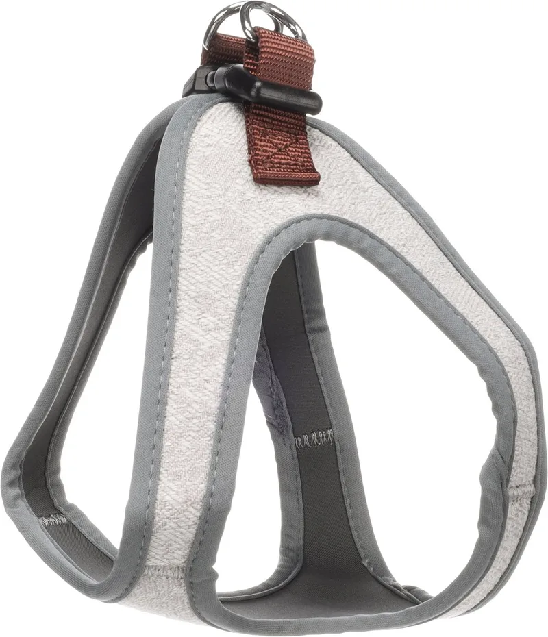 Hond Harnas Step&Go Nelson L 37cm 44cm van Flamingo in Grijs – productfoto