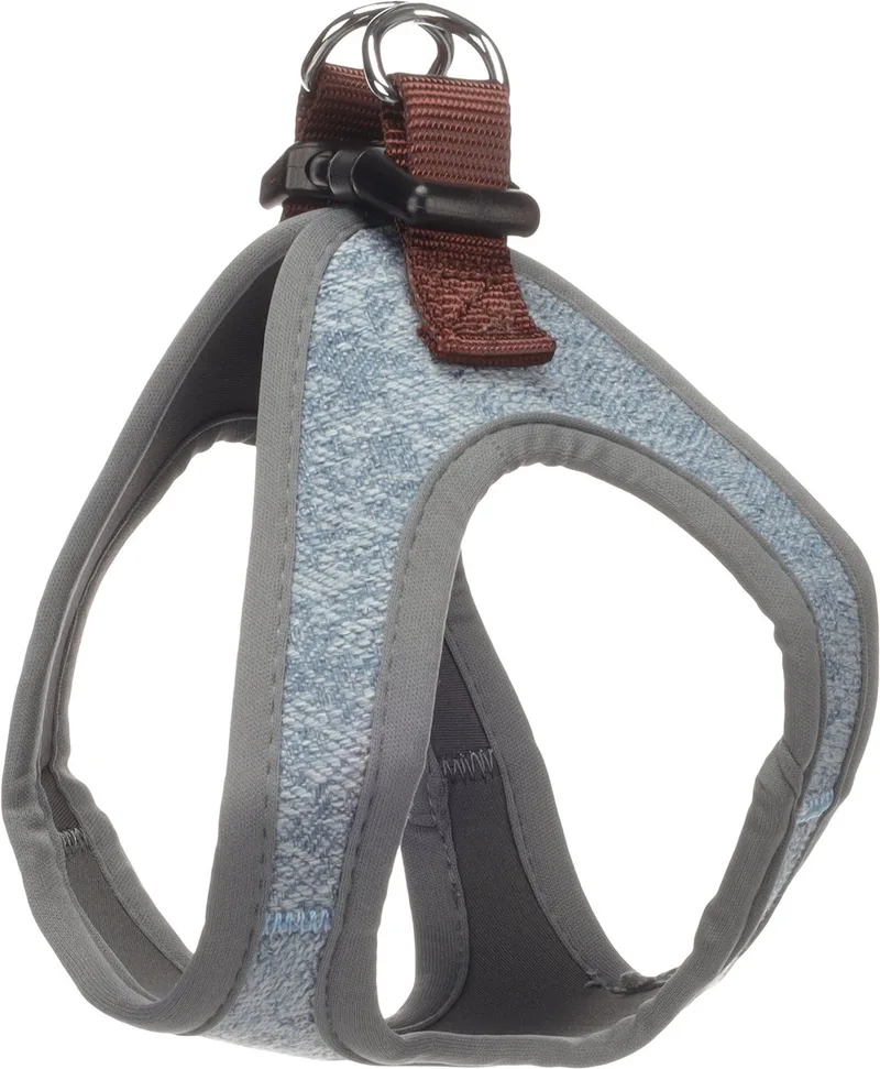 Hond Harnas Step&Go Nelson S 35cm 40cm by Flamingo in Blue – product photo