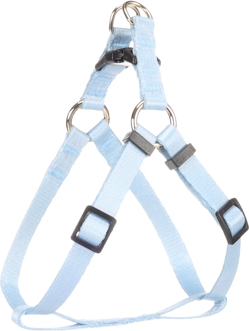 Hond Harnas Step&Go Noekie Blauw XS 20-35cm 20-35cm 10mm de Flamingo – photo produit