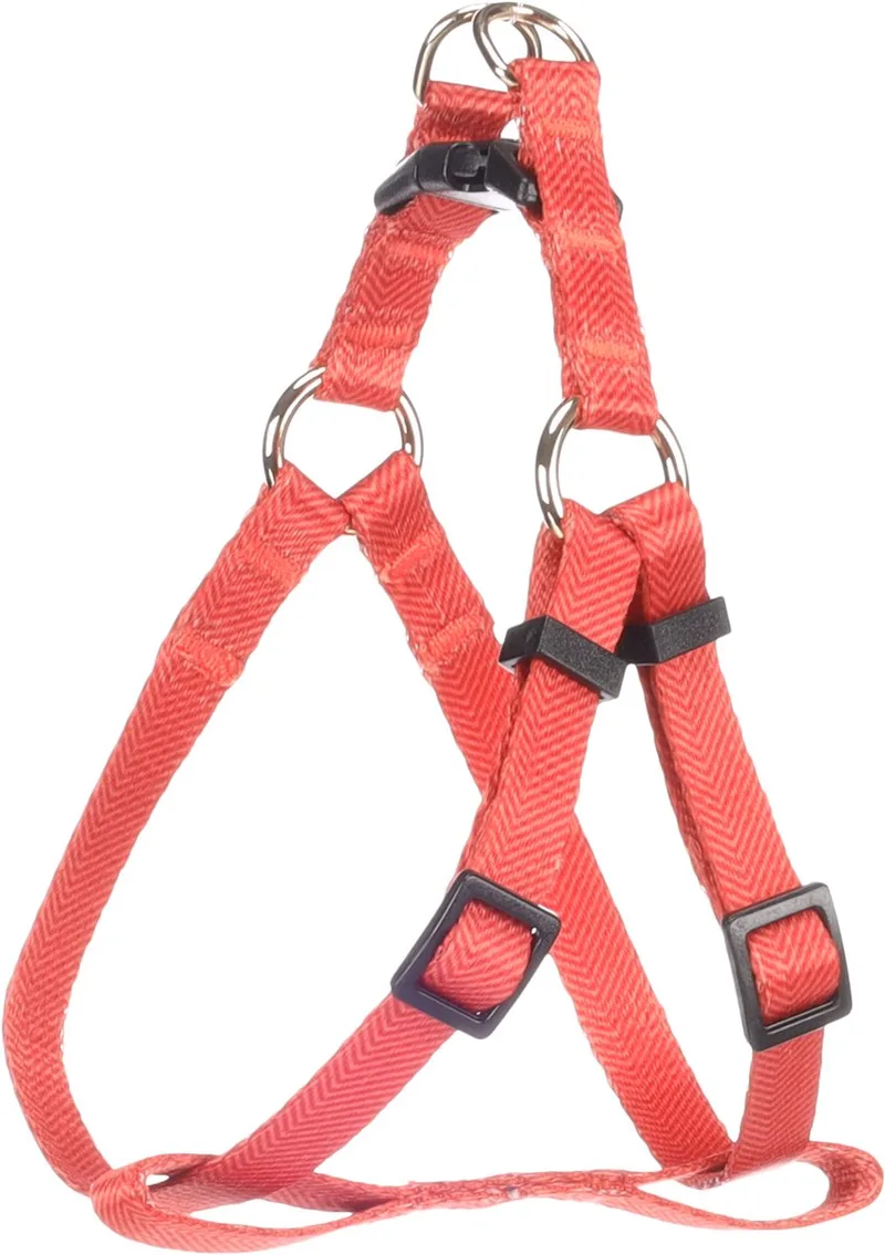 Hond Harnas Step&Go Noekie Oranje XS 20-35cm 20-35cm 10mm de Flamingo – photo produit