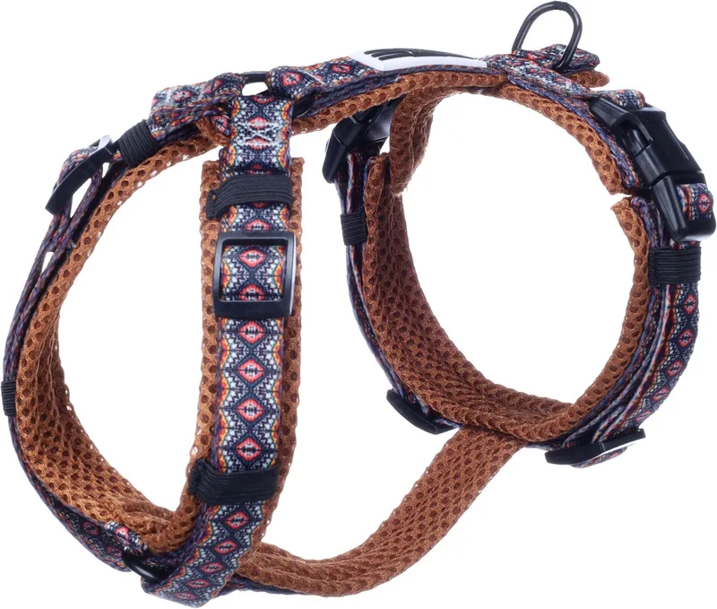 Hond Harnas Y-vorm Canggu Blauw XS 28-52cm 32-50cm 15mm fra Flamingo – produktbillede