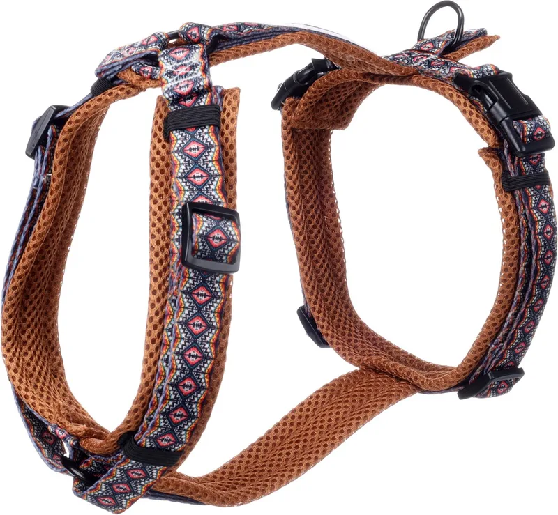 Hond Harnas Y-vorm Canggu M 46-74cm 52-74cm 20mm by Flamingo in Blue – product photo