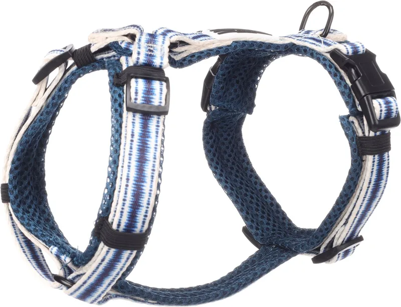 Hond Harnas Y-vorm Gili Island Blauw XS 28-52cm 32-50cm 15mm by Flamingo – product photo