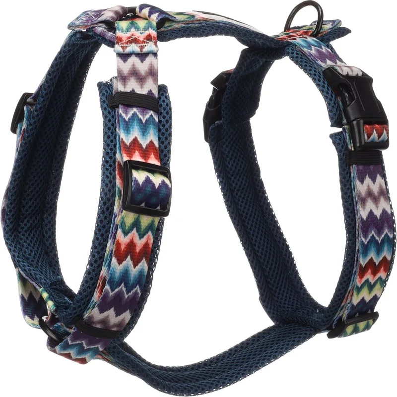 Hond Harnas Y-vorm Nusa Penida L 46-80cm 60-86cm 25mm by Flamingo in Blue – product photo