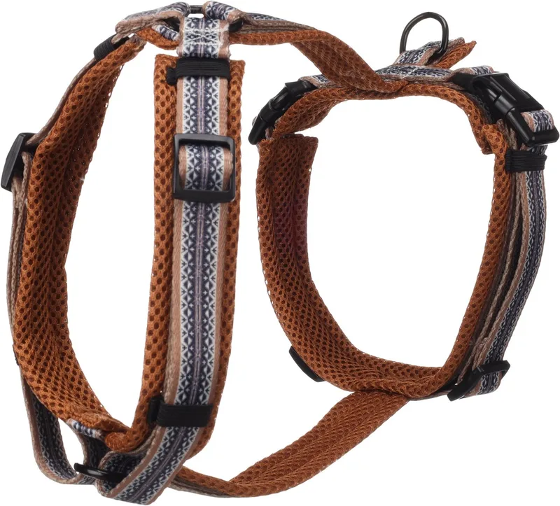 Hond Harnas Y-vorm Ubud M 46-74cm 52-74cm 20mm by Flamingo in Black – product photo