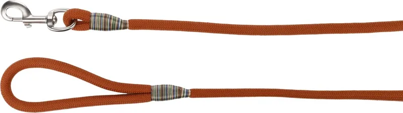 Hond Looplijn Athos 1,3m 12mm van Flamingo in Cognac – productfoto
