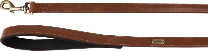 Hond Looplijn met neopreen Lyabo 1,3m 20mm by Flamingo in Brown – product photo