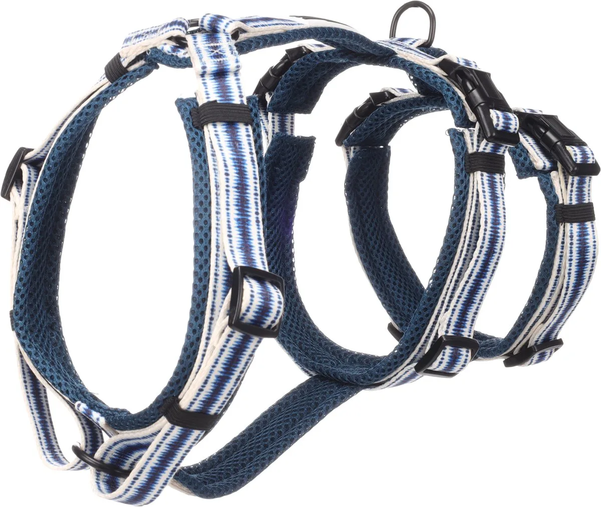 Hond Veiligheidsharnas Gili Island M 46-74cm 52-74cm 47-69cm 20m de Flamingo en Bleu – photo produit